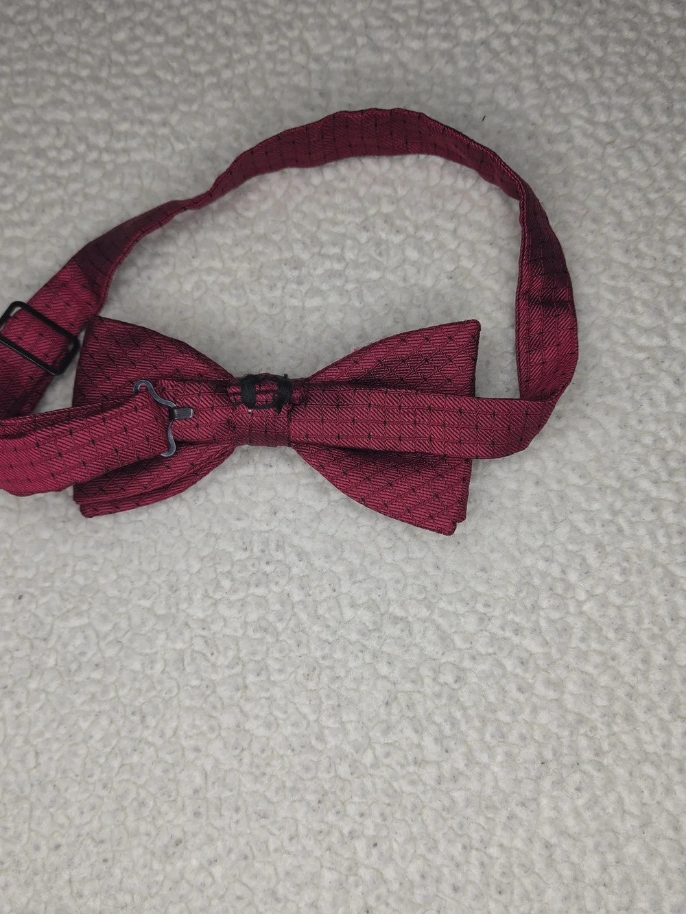 Ralph Lauren Men's Red Silk Vest & Bow Tie Set - Elegant Formal